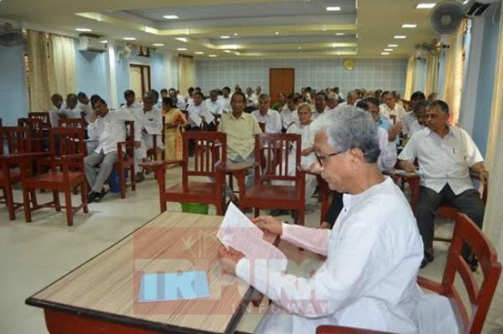 CPI-M State committee nervous amidst TMC & BJP uprising : Income Tax Notice to 2 Ministers and 3 MLAs jolts Manik's image once again : Mr. Clean (?) Manik weary of losing importance due to Vijayan at the national level CPI-M State committee nervous amidst TMC & BJP uprising : Income Tax Notice to 2 Ministers and 3 MLAs jolts Manik's image once again : Mr. Clean (?) Manik weary of losing importance due to Vijayan at the national level